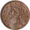 Image 1 : 1854 Coronet Head 1/2C PCGS MS64 BR C-1 R1+