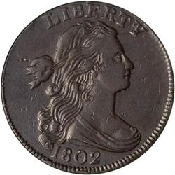 1802 1C T over Y in LIBERTY. S-232 R1 ANACS EF45