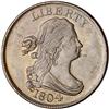 Image 1 : 1804 Bust 1/2C. Spiked Chin AU50 C-8 R1 AU50