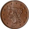 Image 1 : 1840 Coronet Head 1C. Lg Date NGC MS64 BR