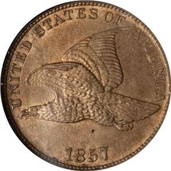 1857 Flying Eagle 1C NGC MS64