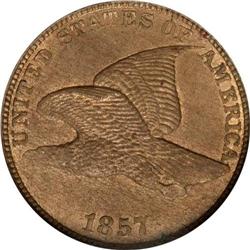 1857 Flying Eagle 1C NGC MS64