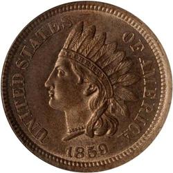 1859 Indian Head 1C NGC MS64