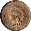 Image 1 : 1860 Indian Head 1C. Pointed Bust PCGS MS65