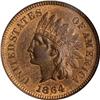 Image 1 : 1864 Indian Head 1C. Bronze, with L NGC MS66 RB