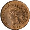 Image 1 : 1871 Indian Head 1C PCGS MS65 RD