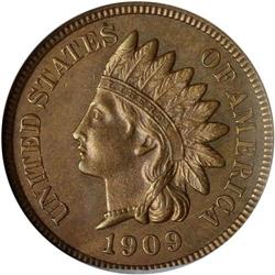 1909-S Indian Head 1C ANACS MS63 BRN