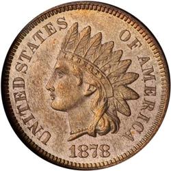 1878 Indian Head 1C NGC PF65 RC