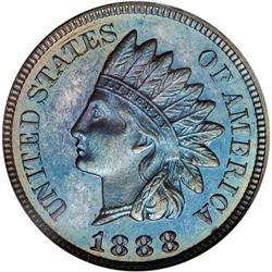 1888 Indian Head 1C NGC PF65 BR