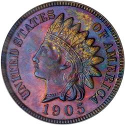 1905 Indian Head 1C PCGS PF65 RB
