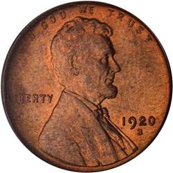 1920-S Lincoln 1C PCGS MS64 RD