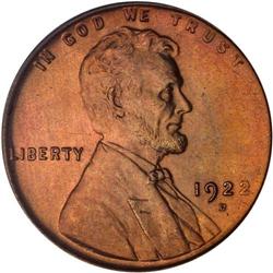 1922-D Lincoln 1C PCGS MS65 RD