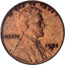 1925-S Lincoln 1C PCGS MS64 RD