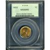 Image 1 : 1932 Lincoln 1C PCGS MS66 RD