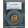 Image 1 : 1944 Lincoln 1C PCGS MS67 RD