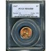 Image 1 : 1947 Lincoln 1C PCGS MS66 RD