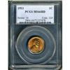 Image 1 : 1953 Lincoln 1C PCGS MS66 RD