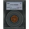 Image 1 : 1954 Lincoln 1C PCGS MS66 RD