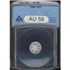 Image 1 : 1860 Silver 3C ANACS AU58