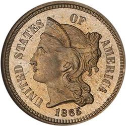 1865 Nickel 3C NGC Proof 65
