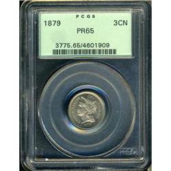 1879 Nickel 3C PCGS Proof 65