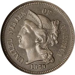 1879 Nickel 3C NGC Proof 65