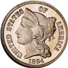 Image 1 : 1884 Nickel 3C NGC PF67 CAM