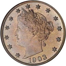 1903 Liberty 5C PCGS Proof 66