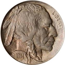 1914-D Buffalo 5C ICG MS65
