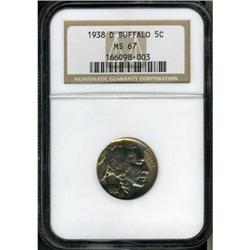 1938-D Buffalo 5C NGC MS67