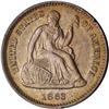 Image 1 : 1863-S Liberty Seated H10C PCGS MS64