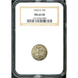 1942-D Mercury 10C NGC Proof 65 FB