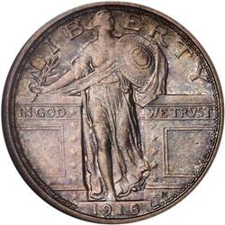 1916 Liberty Standing 25C NGC MS64 FH