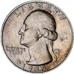 1936 Washington 25C NGC Proof 66