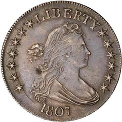 1807 Bust 50C ANACS AU53 Details DR Bust Cleaned