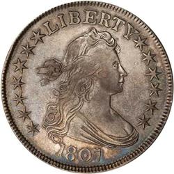 1807 Bust 50C ANACS EF40 Details DR Bust Cleaned