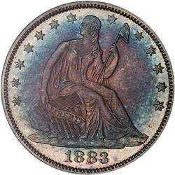 1883 Liberty Seated 50C NGC MS64