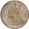 Image 1 : 1853 Liberty Seated 50C. A & R ANACS AU55 Dbl Die Rev