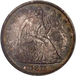 1875-S Liberty Seated 50C NGC MS64