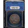 Image 1 : 1892-O Barber 50C ANACS VG10