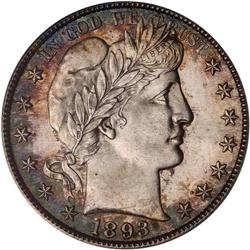 1893-S Barber 50C PCGS MS64