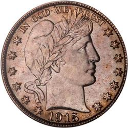 1915-D Barber 50C PCGS MS65