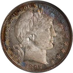 1897 Barber 50C PCGS Proof 66