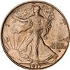 Image 1 : 1917-D Liberty Walking 50C. Mintmark on Obv PCGS MS65
