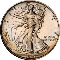 1941 No "Aw" 50c Liberty Walking 50C NGC Proof 68