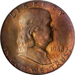 1948-D Franklin 50C PCGS MS65 FBL