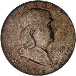 1949 Franklin 50C PCGS MS66 FBL