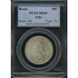 1934 Boone 50C PCGS MS65
