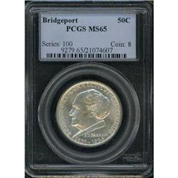1936 Bridgeport 50C PCGS MS65