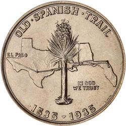 1935 Spanish Trail 50C PCGS MS64